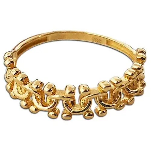 Lovrin Złoty pierścionek 585 ażurowy ornament