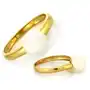 Złoty pierścionek 585 ELEGANCKI Z PERŁĄ 1,99g, kolor żółty Sklep
