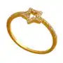 Lovrin Złoty pierścionek 585 gwiazdka białe cyrkonie 1,40g Sklep