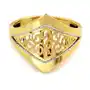 Złoty pierścionek 585 szeroki ażurowy ornament 2,12g, PI5419 Sklep