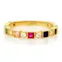 Lovrin Złoty pierścionek 585 z cyrkoniami kolorowymi 2g Sklep