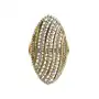 Lovrin Złoty pierścionek 585 z dużą ażurową ozdobą Sklep