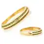 Lovrin Złoty pierścionek 585 z zielonymi cyrkoniami 1,56g Sklep