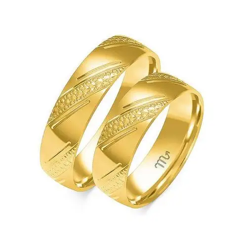 Złoty pierścionek obrączka złota 333 Lovrin