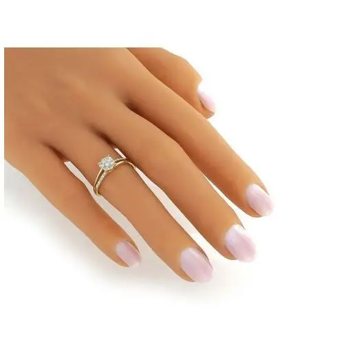 Lovrin Złoty pierścionek z brylantami na zaręczyny na prezent 0.31 ct 4