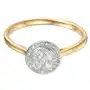 Złoty pierścionek zaręczynowy 585 z diamentami Lovrin Sklep