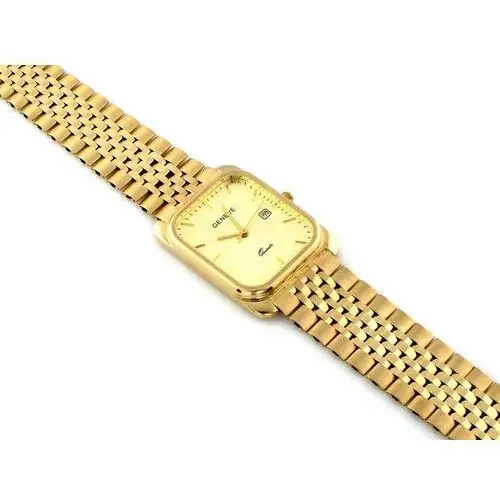 Lovrin Złoty zegarek męski 585 prostokątny geneve 52,51 g