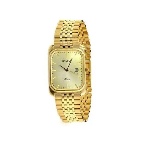 Lovrin Złoty zegarek męski 585 prostokątny geneve 52,51 g 4