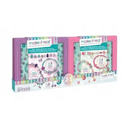 Make it real Zestaw Charms True Blue i Think Pink