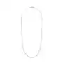 Długi naszyjnik z perłami z złoconym zapięciem dla mężczyzn i kobiet, kolor biały Sklep
