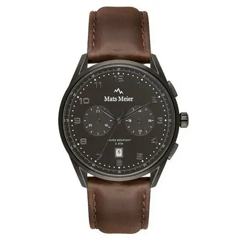 Mats meier mont vélan zegarek brązowy uhr 1.0 pieces