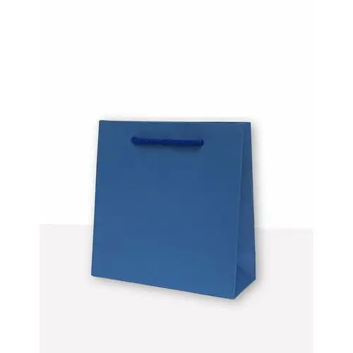 Mer plus , torebka prezentowa jednobarwna cd niebieska 10 sztuk
