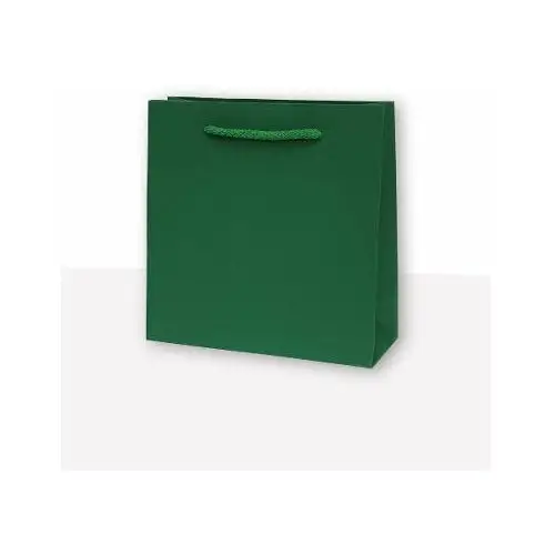 Mer plus , torebka prezentowa jednobarwna cd zielona 10 sztuk