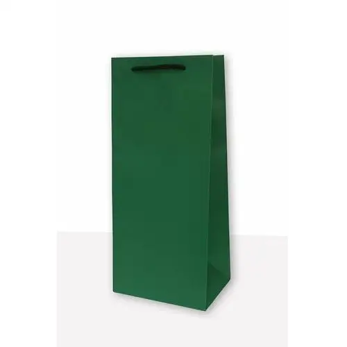 Mer plus , torebka prezentowa jednobarwna koniak zielona 10 sztuk