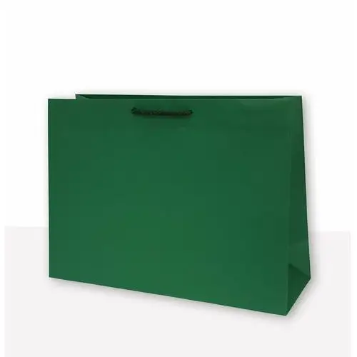 Mer plus , torebka prezentowa jednobarwna t7 zielona 10 sztuk