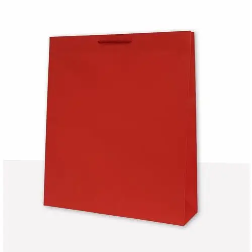 Mer plus , torebka prezentowa jednobarwna t9 czerwona 10 sztuk