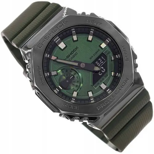 Męski Zegarek Casio GM-2100B-3AER G-shock Na Pasku Metaliczny Wytrzymały