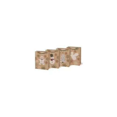 Torebka na prezent BN M Lux kraft 190x250x90