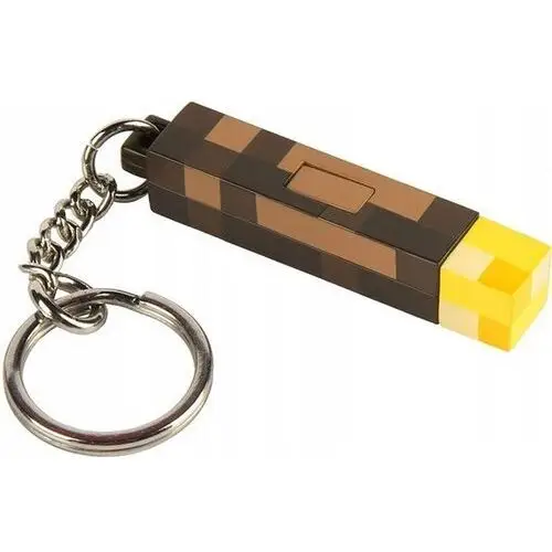 Minecraft Brelok Pochodnia Lampka Latarka Figurka