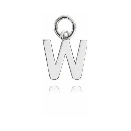 MINET Srebrny wisiorek mała litera "W"