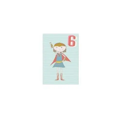 Museums & galleries karnet b6 z kopertą urodziny 6 dziewczynka