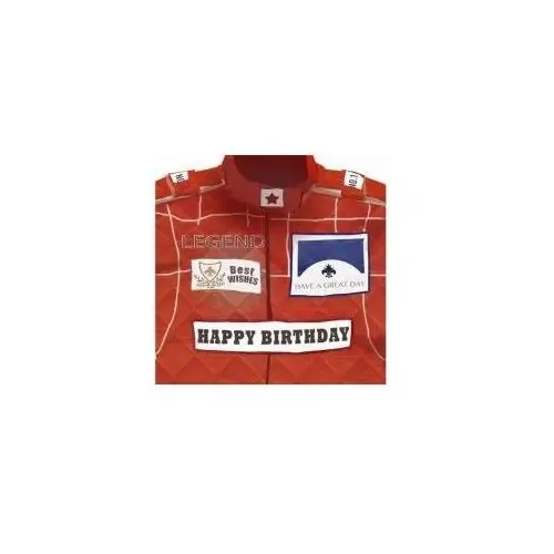Karnet kwadrat z kopertą urodziny racing birthday Museums & galleries