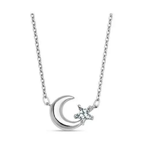 Naszyjnik srebrny z cyrkoniami - night sky Night sky - biżuteria yes