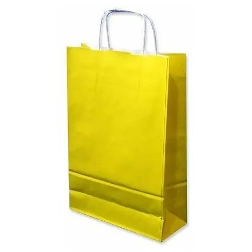 Neopak Torebka prezentowa, żółta, 24x10x32 cm