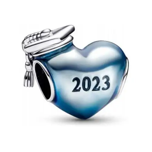 Niebieski charms Absolwentka 2023 absolwent S925