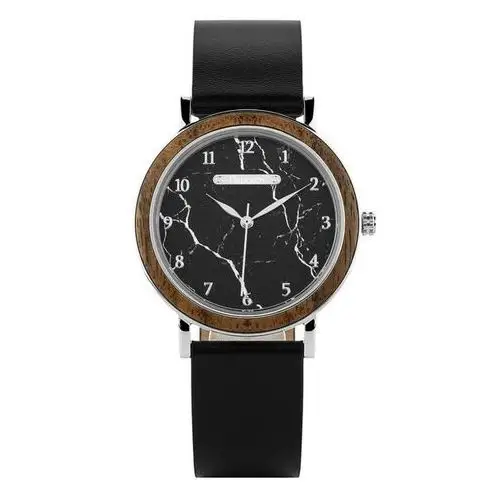 Niwatch Damski zegarek classic - czarny motyw marmuru
