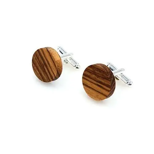 Drewniane spinki do mankietów Niwatch Zebrawood