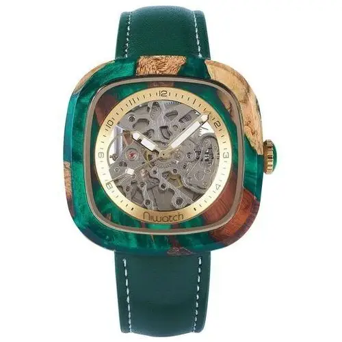 Zegarek Niwatch Automatic Padouk & Green Epoxy, ni-aut_50