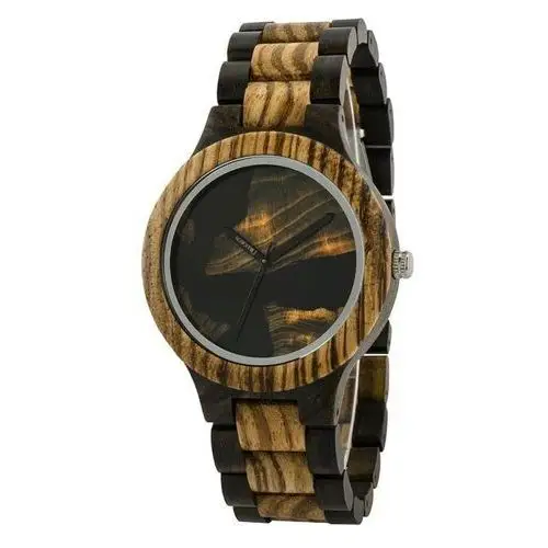 Zegarek drewniany Niwatch EPOXY na dwukolorowej bransolecie