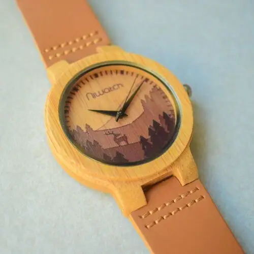 Zegarek drewniany nature - beskidy Niwatch 4