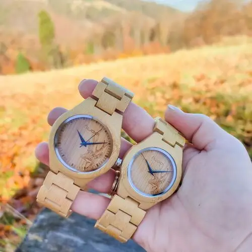 Zegarek drewniany Niwatch Nature - deer - 38mm 4