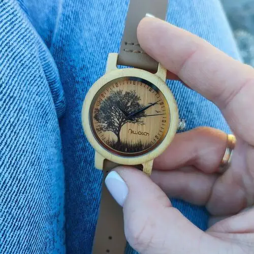 Zegarek drewniany nature - tree 38mm Niwatch 3