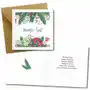 Kartka świąteczna Boże Narodzenie karnet - kwadratowa - prezenty Sklep