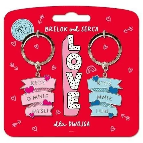 Zestaw breloków love