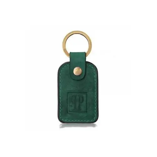 Breloczek do kluczy skórzany prostokątny t-86-hgr zielony Paolo peruzzi