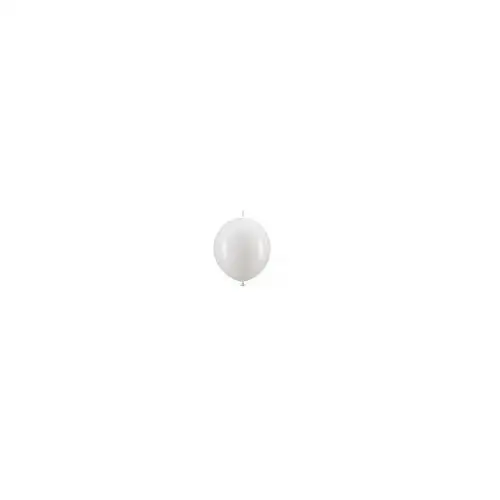 Balony z łącznikiem, 33 cm, biały