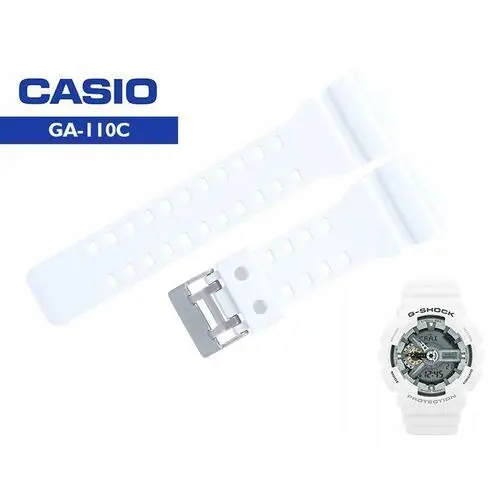 Pasek do zegarka Casio GA-110C-7A Biały Matowy