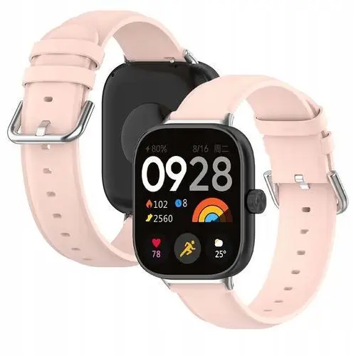 Pasek skórzany do zegarka Bizon do Redmi Watch 4 Xiaomi Band 8 Pro opaska