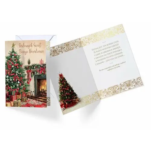 Passion cards Karnet świąteczny, boże narodzenie, choinka