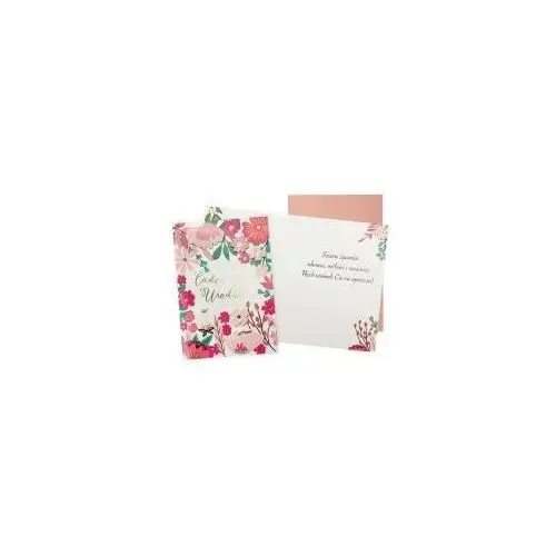 Karnet b6 urodziny damskie, kwiaty Passion cards - kartki