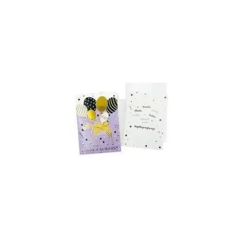 Passion cards - kartki Karnet b6 urodziny zebra, balony