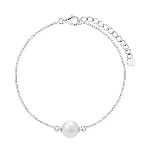 Bransoletka srebrna z perłą - pearls Pearls - biżuteria yes