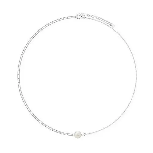 Naszyjnik srebrny z perłą - pearls Pearls - biżuteria yes