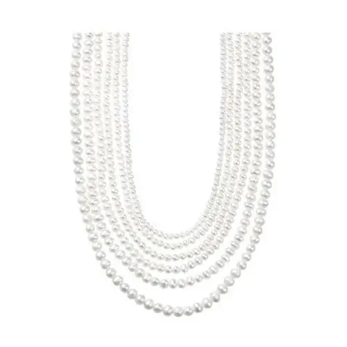Naszyjnik z pereł z cyrkoniami - pearls Pearls - biżuteria yes