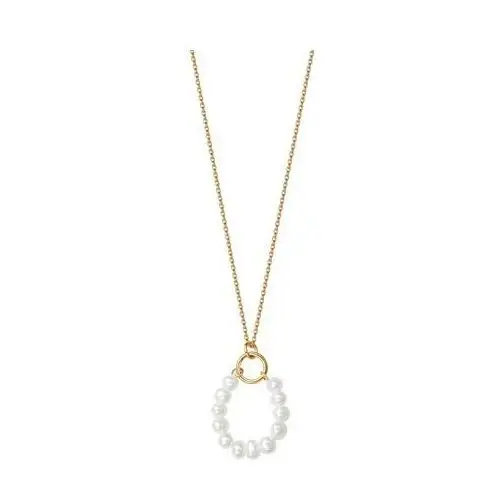 Pearls - biżuteria yes Naszyjnik złoty z perłami - pearls