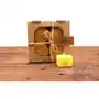 Zestaw prezentowy świec z węzy pszczelej w formie tealight, S033 P-NATURAL Sklep